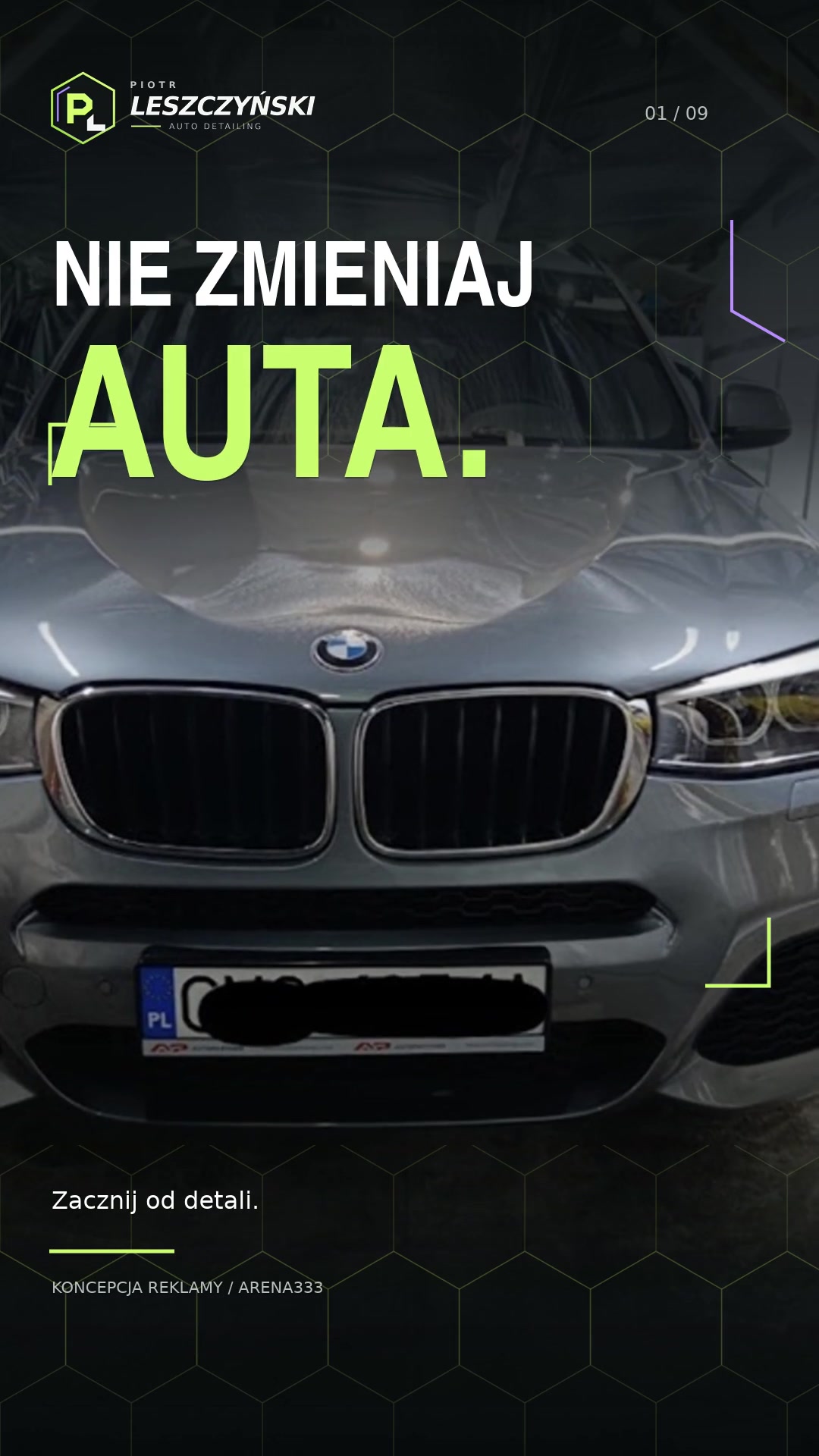 Kadr z neonowej rolki Piotra
